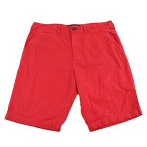 American Eagle Men’s Red Chino Shorts Size 38 Classic Fit 100% Cotton Casual